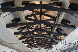 Exposed Timber Ceiling | Design Build Partners | Nashville | Commercial Interior Design