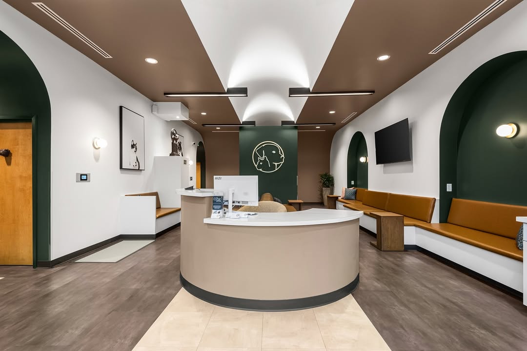 Veterinary Hospital Interior Design Reception & Lobby
